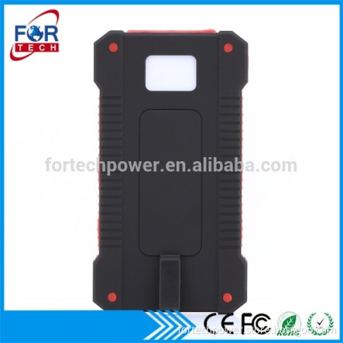 Solar Battery Charger 8000mah Portable Powerbanks Waterproof with Oem Logo Printed